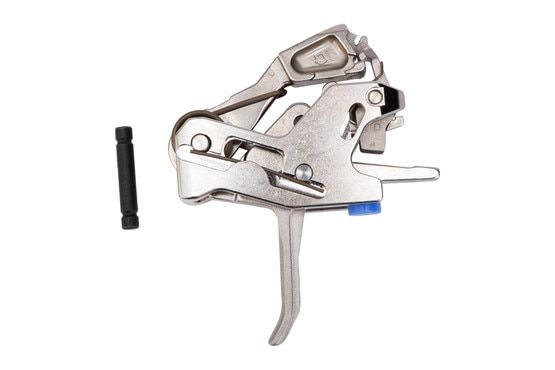 Q Literally The Best Trigger Ever Made with silver finish